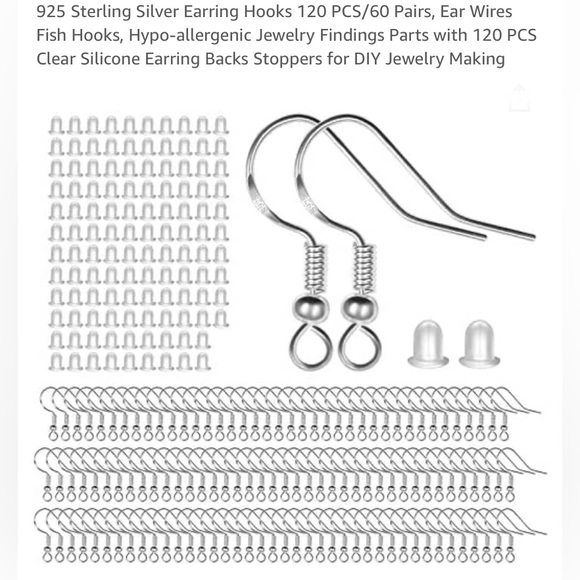 New Hand Crafted Snowflake ❄️ Dangle Earrings - Picture 8 of 11